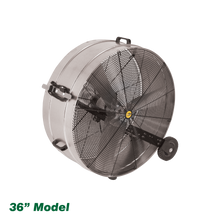 Load image into Gallery viewer, J&amp;D Galvanized Portable Drum Fan - 115V