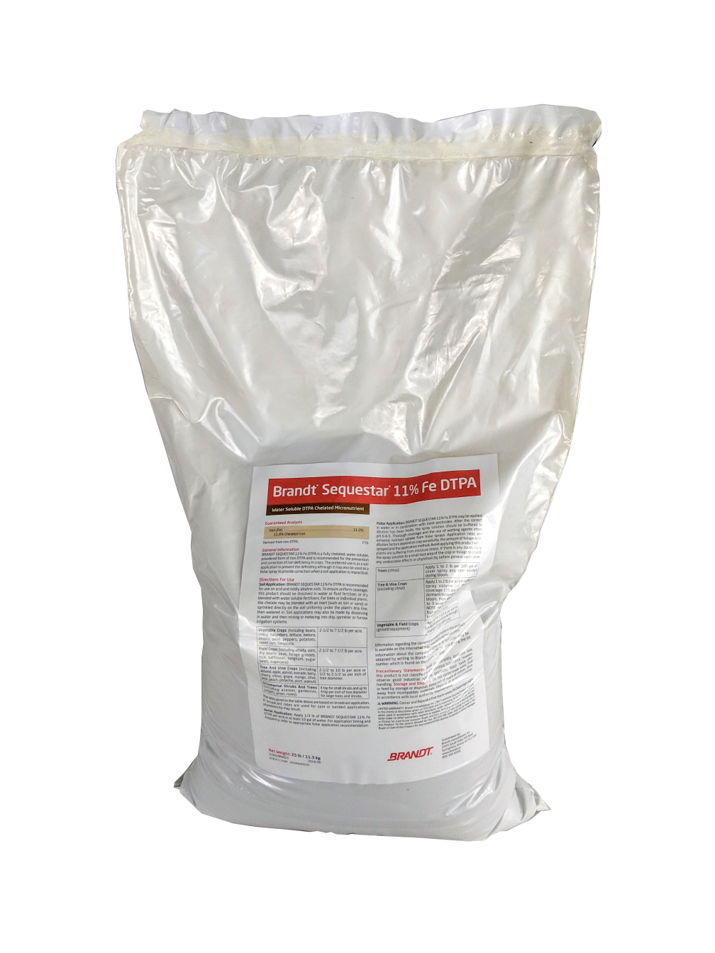Brandt - Sequestar 11% fe DTPA (Water Soluble DTPA Chelated Micronutrient) - 25lb Bag