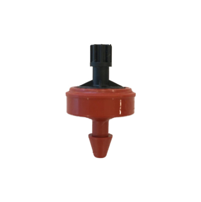 Woodpecker Pressure Compensating Emitter with Nipple Outlet, Red, 0.5 GPH (12000/Carton)